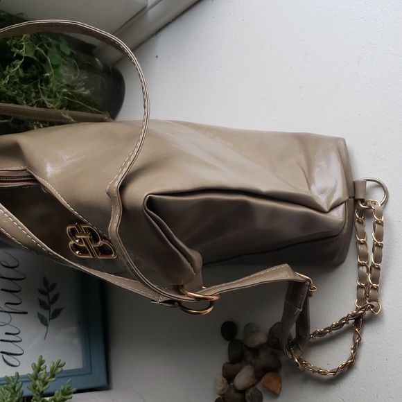 Womens Gray Vegan Leather Handbag. NWOT. - Picture 11 of 16